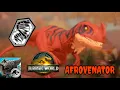 Jurassic World Survival 2025 Facts App Scan Code!! Wild Roar Afrovenator!!