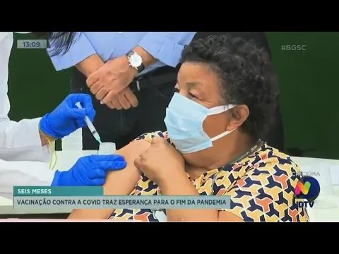 Criciúma chega a seis meses de vacinação contra Covid-19 com mais de 145 mil doses aplicadas