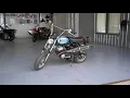 1973 Harley Davidson X90 Mini Bike Blue