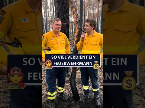 So viel verdient ein Feuerwehrmann beim internationalen Katastrophenschutz! 💸🚒