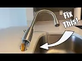 Fixing a Loose Kitchen Faucet
