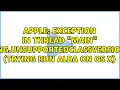Apple Exception in thread main java lang UnsupportedClassVersionError Trying run Alda on OS X