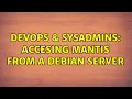 DevOps SysAdmins Accesing Mantis from a Debian server 2 Solutions