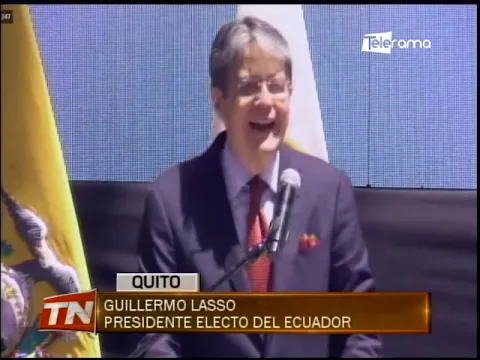 El binomio presidencial electo recibió sus credenciales de parte del CNE