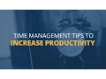 6 Time Management Tips to Increase Productivity Brian Tracy