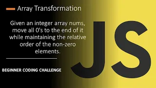 Coding Challenge Array Transformation JavaScript Coding Challenge For Beginners
