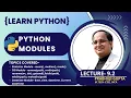Master Python Modules Statistics OS and Datetime Functions Explained Lecture 9 2