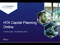 HTA Capital Planning Online Workshop