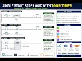 PLC Single Push Button Logic with TONR Timer Advanced TIA Portal Tutorial