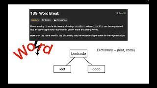 139 LeetCode Word Break in Python
