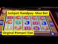 Jackpot Handpay Original Pompeii Slot Max Bet Aristocrat Game