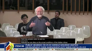 Tucson Public Speaker Lack of Trained Workers Repair Post War Homes - Estimates 70 000 per house