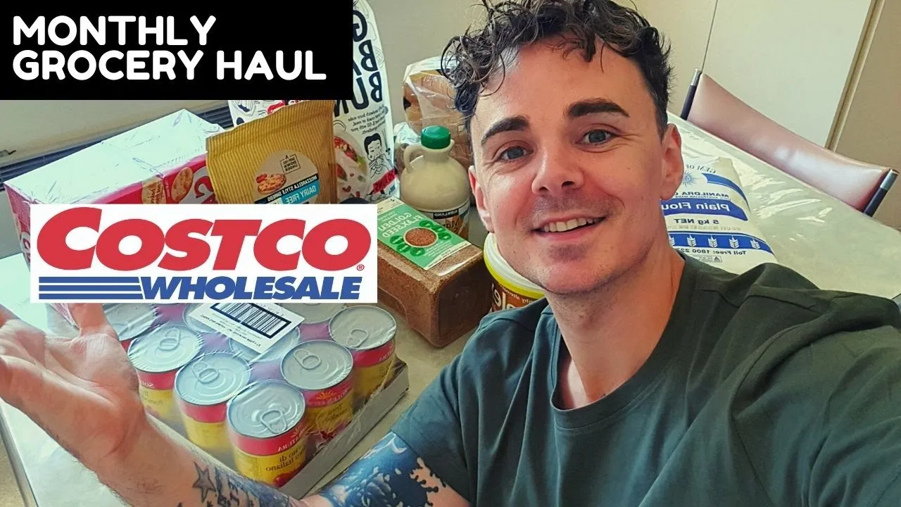 OUR FAMILY MONTHLY COSTCO GROCERY HAUL   2020 with Prices & Australian