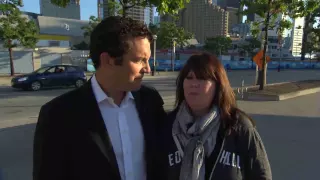 RMR Rick and Jann Arden on the CN Tower Edgewalk