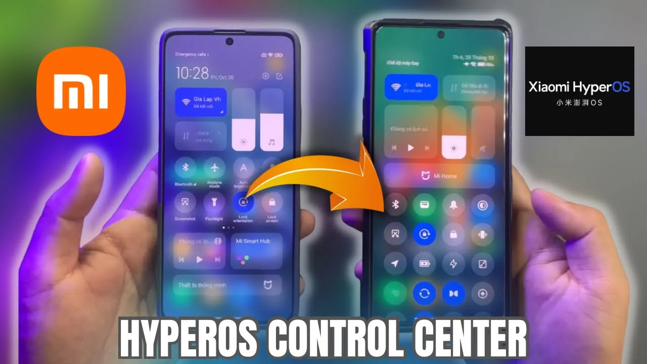 Cập Nhật Ứng Dụng Hệ Thống HyperOS Trên Miui 14 Miui 13 | HyperOS Control Center For Miui