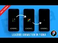 Loading animation in figma Easy tutorial loader in figma easy loader figma tutorials