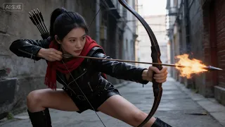 #女将扛枪 女箭神远距离射击，百發百中，日軍一出現必死無疑！🔥抗日 mma _ kungfu