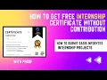 How To Submit Oasis Infobyte internships Projects how to submit without contribution
