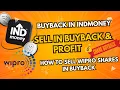 How to Sell Wipro Any Shares in Buyback Using INDmoney Step-by-Step Buyback Tender Process 2026