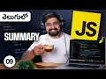 09 Data types of javascript summary Telugu