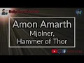 Amon Amarth - Mjolner, Hammer of Thor (Karaoke)