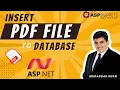 Insert PDF file to Database in ASP Net