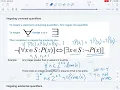 Negating Quantifiers