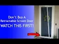 Don t Buy A Retractable Screen Door Until You See This