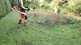 Battle of the Brushcutter MULCHING Blades OREGON vs STIHL