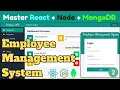 MERN Stack Employee Management System - Login Functionality Authentication Setup Part 2