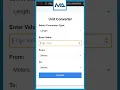 Build a Unit Converter in 60 Seconds HTML CSS JavaScript