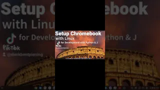 Setup Chromebook for Python and Javascript Development