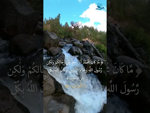 ⁣مَّا كَانَ مُحَمَّدٌ أَبَا أَحَدٍ مِّن رِّجَالِكُمْ وَلَٰكِن رَّسُولَ اللَّهِ