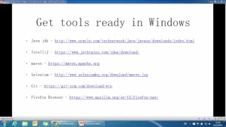 Selenium Configure Git in Windows