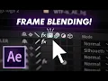Frame Blending - WTF is After Effects Basics Ep 21