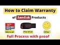 How to claim Warranty of sandisk product How to claim Warranty of sandisk micro sd card
