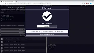 Basic Javascript Introducing Else Statements freeCodeCamp
