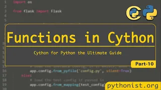Functions in Cython-P10 Cython for Python python tutorials