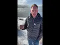 Steam fog rolls across the Dillon Reservoir ahead of Colorado cold front