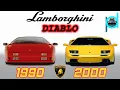 Download Lagu LAMBORGHINI DIABLO - EVOLUTION (1990~2000) - Best Supercars of the 90s