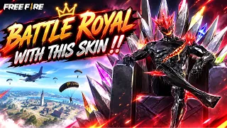 🔥 BATTLE ROYALE WITH THIS NEW SKIN!! 😱 | FREE FIRE LIVE