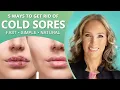 Cold Sores 5 Ways to Get Rid of Cold Sores Overnight Dr J9 Live