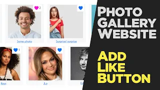 Add like button to a photo gallery website using PHP C Framework Quick programming tutorial