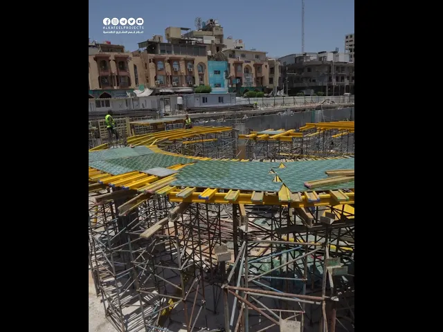 ⁣المهندس المقيم يكشف عن الأعمال الجارية في #صحن_ام_البنين_عليها_السلام