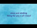 Download Lagu Deep and Abiding karaoke