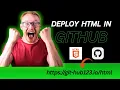 How to Deploy Your HTML Website on GitHub Pages in Just 2 Minutes Free Hosting Tutorial