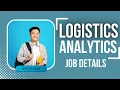 Logistics Analytics Job Explained Roles Skills Salary Career Path in Supply Chain Analytics