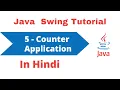 5 counter app using java swing