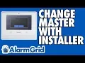 Changing the Master Code Using the Installer Code on a Honeywell