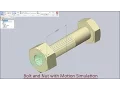 Bolt and Nut with Motion Simulation Solid Edge Tutorial